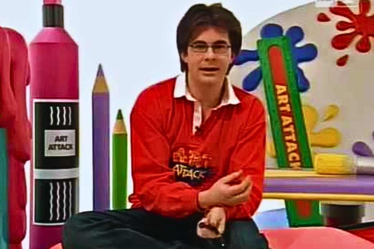 Giovanni Muciaccia ai tempi di Art Attack